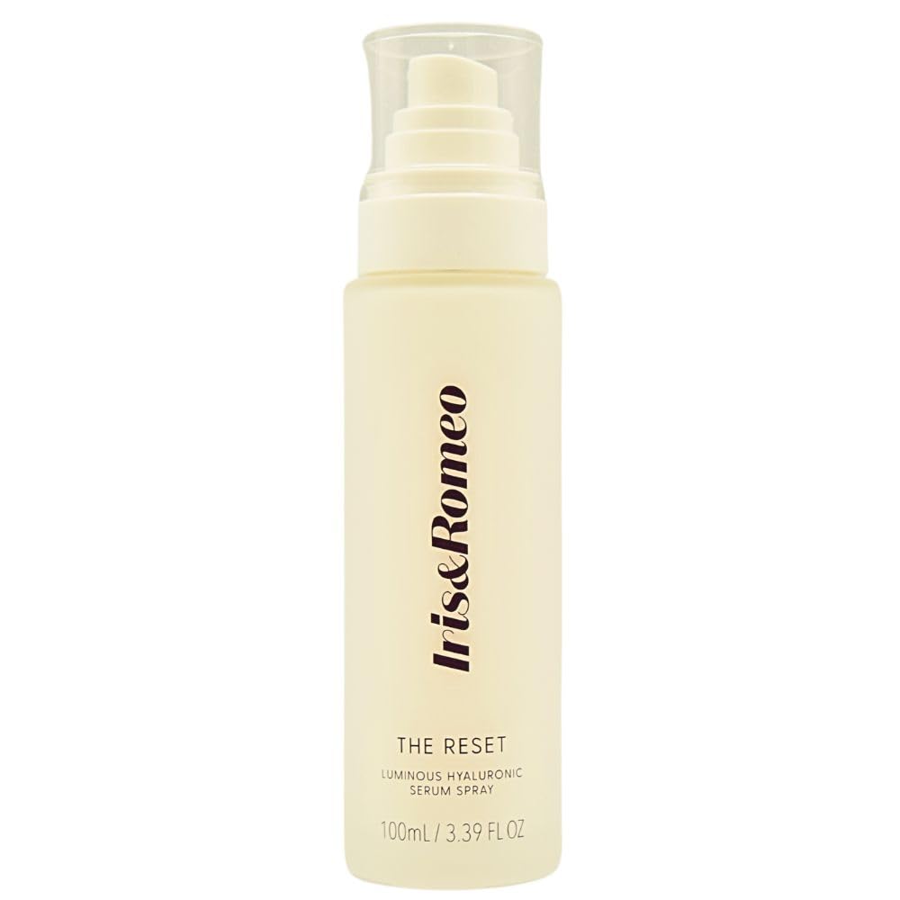Iris & Romeo The Reset 3-in-1 Face Mist - Hydrating Serum Spray with Hyaluronic Acid & Niacinamide, 3.39 oz