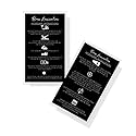 Brow Lamination Aftercare Instruction Cards | 50 Pack | 2x3.5” inches Business Card Size | Starter Lift Kit At Home DIY Brow Lift and Tint | Snatched
