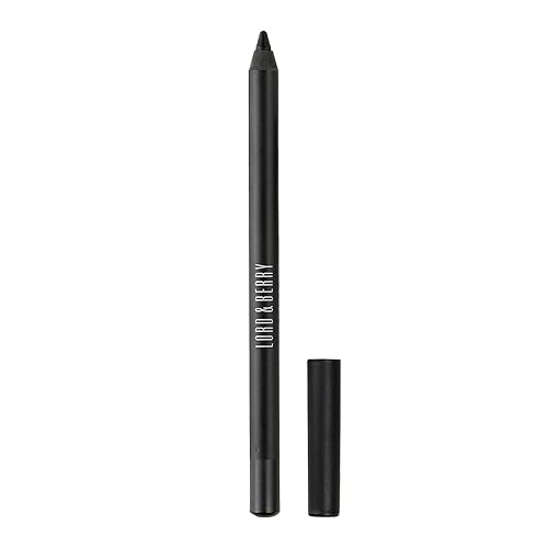 Lord & Berry Couture Kohl Kajal Eyeliner Pencil, Deep Black, Water-Resistant, Lasts Long, Cruelty-Free, Ophthalmologist Tested