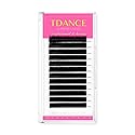 TDANCE Lash Extension Matte Black Eyelash Extension C CC D DD J B L Curl Volume & Classic Lash Extensions 0.03-0.18mm Thickness Professional Salon