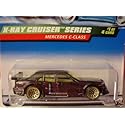 Mattel Hot Wheels 1999 1:64 Scale X-Ray Cruiser Series Black Mercedes C-Class Die Cast Car 1/4