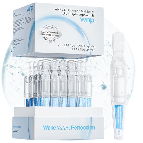 WNP Hyaluronic Acid Serum 3% for Face with 4D Multi-Layer Hydration | Ultra Hydrating Anti-Aging Serum | Moisturizer for Dry & Sensitive Skin | Beauty and Personal Care WNP Default Title