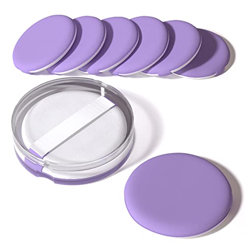 MOHOPE 8Pcs Air Cushion Makeup Sponges for Foundation with Portable Box | Latex-Free Blending Sponge for Liquid, Cream, Foundation and Powder | Round