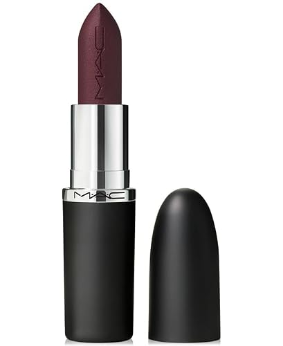 MAC M·A·CXIMAL Silky Matte Lipstick, Smoked Purple, 0.1 Ounces