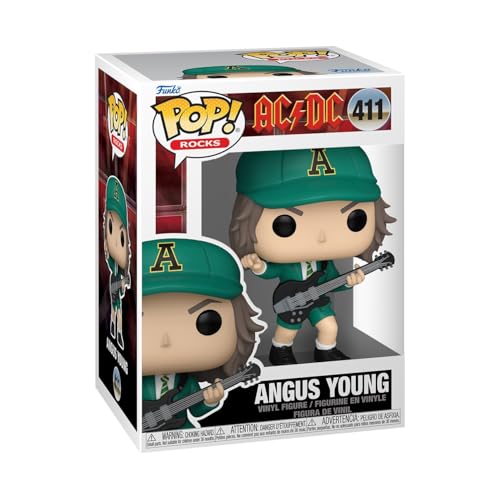 Funko POP Rocks: AC/DC - Angus Young - (Green) - Collectable Vinyl Figure - Gift Idea - Official Merchandise - for Kids & Adults - Music Fans - Model…