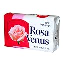 Jabon Rosa Venus Clasico 150 g / 5.29 oz Soap Bar Classic Bathing Natural Mexican smooth soothing gentle scent foaming shower and bath hand choose
