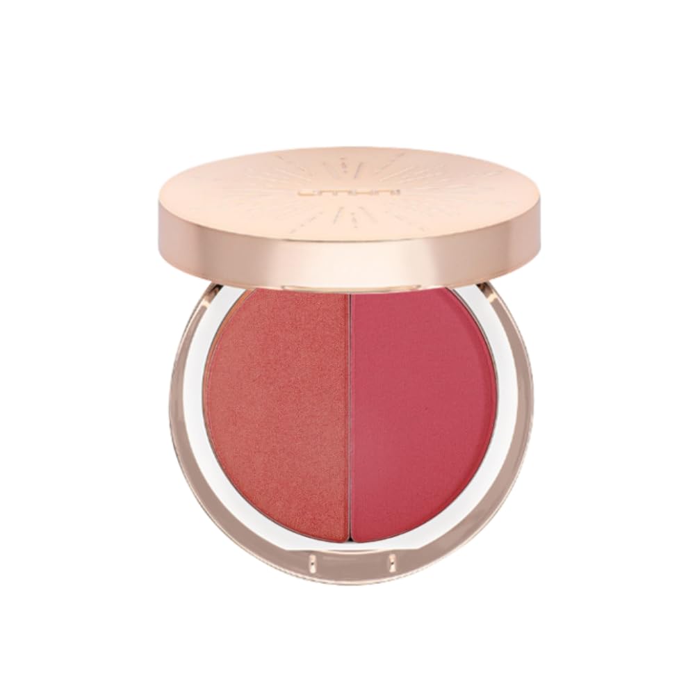 Emani Blush & Bronzer - Natural Mineral Pressed Bronzer for Face - Radiant Skin Blush for Sun Kissed Glow, All Skin Types including Sensitive Skin