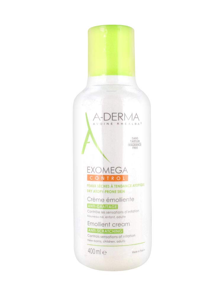 A derma Exomega, emollient milk for face and body - for very dry/atopic skin 400 ml.