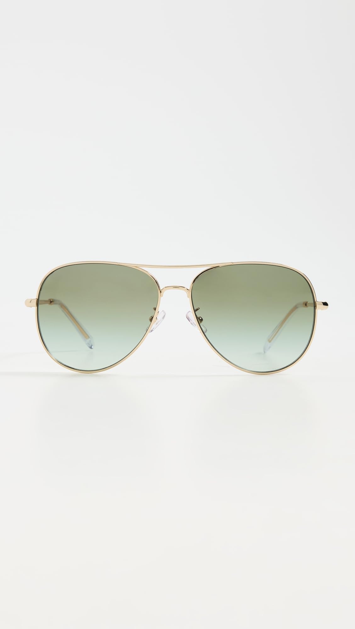 Tory Burch Women's Aviator Sunglasses, Yellow Gold, One Size