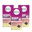 Veet Leg and Body Hair Remover Cold Wax Strips, 40 ct (Pack of 3)