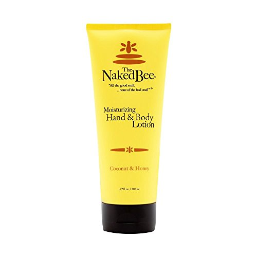 The Naked Bee Nourishing Body Lotion for All Skin Types (6.7 oz) Moisture Replenishing Lotion for Dry Skin with Cococnut & Honey