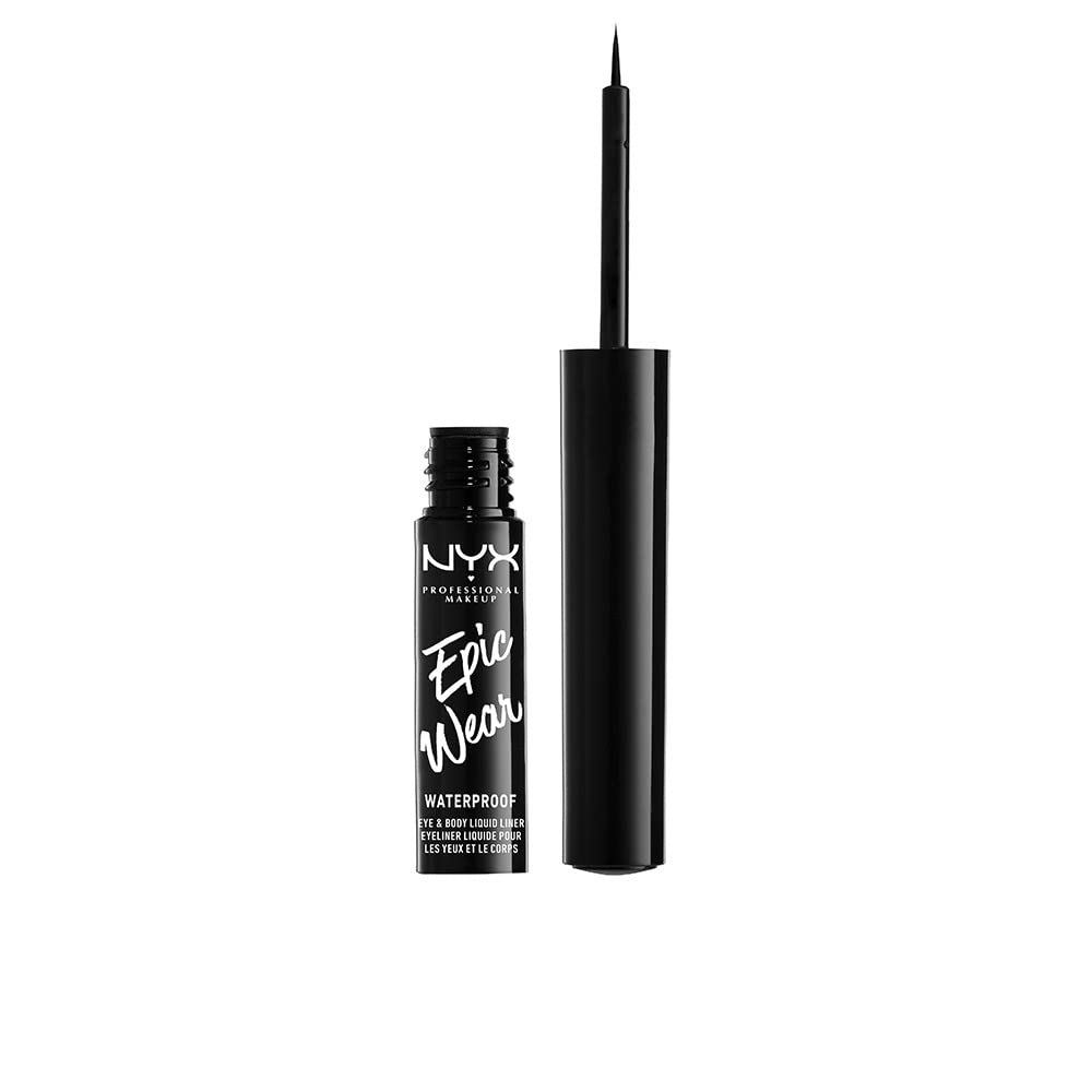 NYX PROFESSIONAL MAKEUP Epic Wear Liquid Liner, Long-Lasting Waterproof Eyeliner - Black
