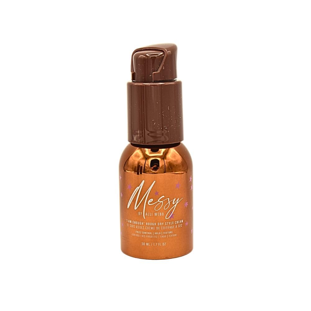 Messy Webb Hot Mess Mini Hair Styling Set for Frizz Control & Hydration, Shampoo + Conditioner + Styling Cream, 5.4 fl oz Total