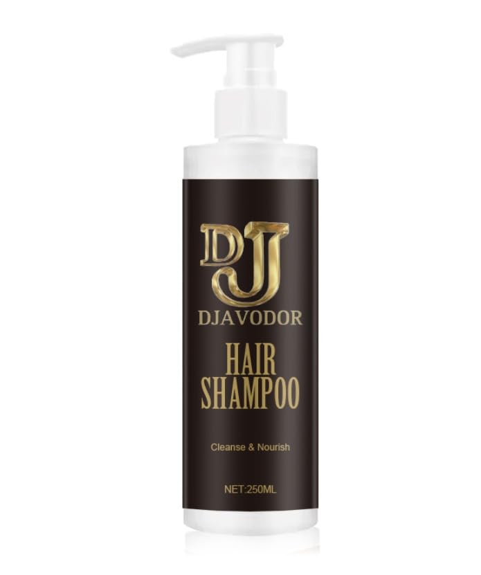 Djavodor Hair Care Set, Shampoo 250ML, Conditioner 250ML, Braid Gel, Hair Growth Serum, 4 Piece Collection