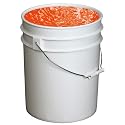 Handy Art UV Neon Event Paint, Orange, 5 Gallon Bucket, Blacklight Glow Paint for Parties, Raves, Festivals, Splash Painting, Washable Easy Clean Up