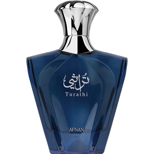 Afnan Turathi Blue Eau de Parfum Spray for Men, 3.0 Fl. Oz Beauty and Personal Care Afnan Default Title