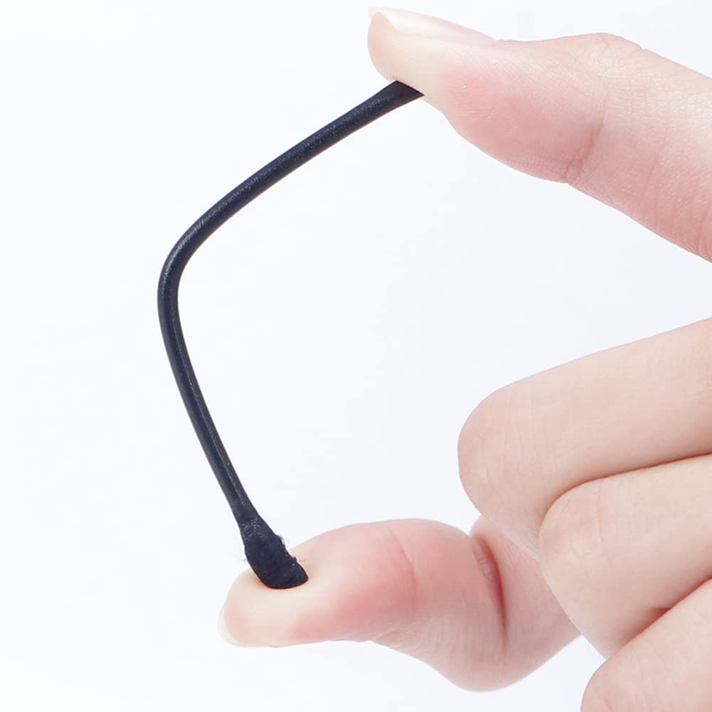 100Pcs Disposable Plastic Blackhead Remover Pimple Popper Tool Professional Double Headed Blackhead Extractor Removal Stick Cotton Swab Beauty Tool