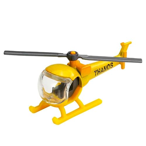 HOT WHEELS Thanos THANOSCOPTER Helicopter Model from Loki Premium HCP23 1/64 5 cm Scale