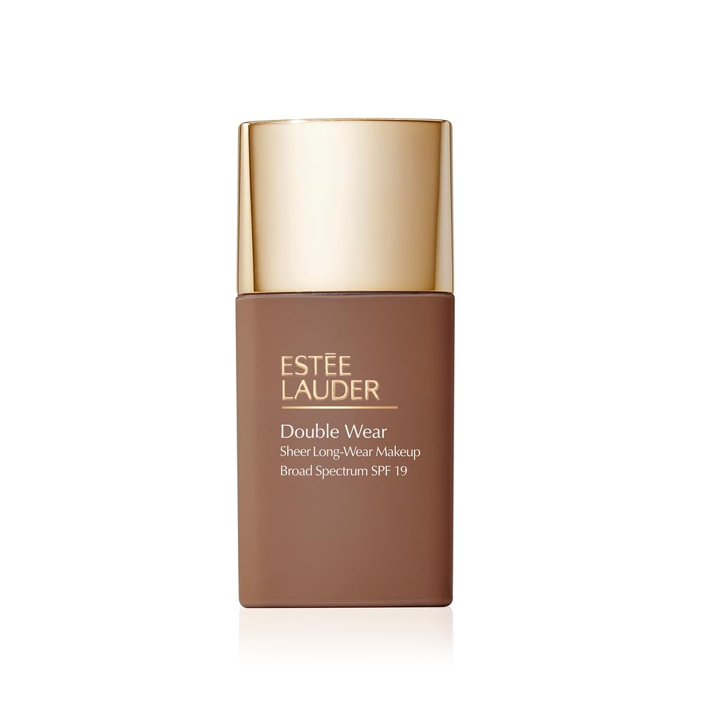 Estée Lauder Double Wear Sheer Matte Foundation SPF 19 | 12-Hour Wear, 1.0 Fl Oz, 7N1 Deep Amber