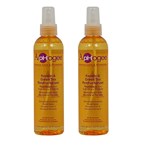 Aphogee Keratin & Green Tea Restructurizer, 8 oz (Pack of 2)