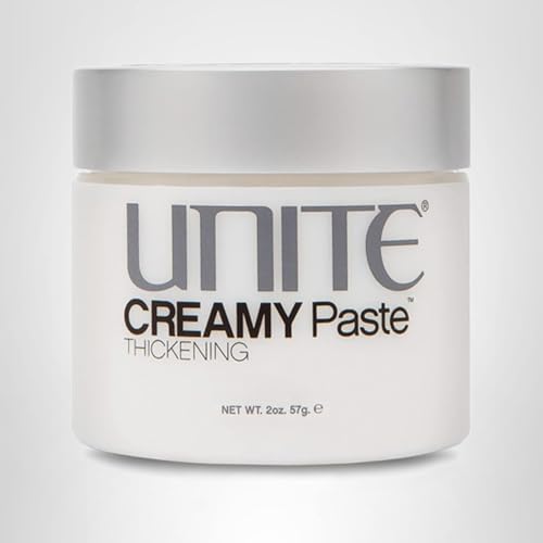 UNITE Hair - CREAMY Paste - Styling Cream for Thickness, Texture & Definition - Adds Fullness and Flexible Hold - Perfect for Fine to Medium Hair