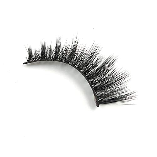 EDA LUXURY BEAUTY JAZZY 3D Faux Mink False Lashes | Full Dramatic Volume | Extra Long Length | Eyelash Extensions | Intense Layered Spiky Cat Eye