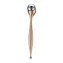 LISAPACK Metal Eye Cream Roller Wand, Face Massage, Facial Massager for Applicator, Reduce Puffiness (Rose Gold)