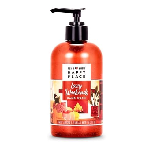Find Your Happy Place Liquid Gel Hand Wash Lazy Weekends Sweet Almond And Vanilla Bean 9.5 fl oz