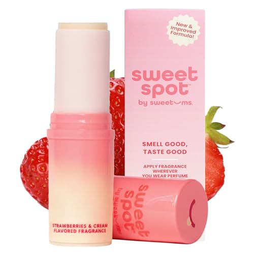 SweetSpot Flavored Solid Perfume Stick, Portable Travel Perfumes for Women, Long Lasting Fragrances, Non Sticky Formula, Natural Ingredients Beauty and Personal Care Sweetums Default Title