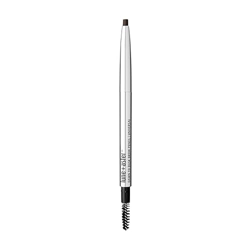 Lune+Aster Brow Pencil | Universal Eyebrow Pencil With Spoolie Brush. Longwear Formula. No Sharpening Required. Vegan & Gluten Free - Brown