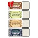 Viking Revolution 4 Pack Mens Solid Colognes 0.5 Oz - Men Solid Perfume with Cedar Wood, Clary Sage, Vetiver, Sandalwood Cologne for Mens - Travel