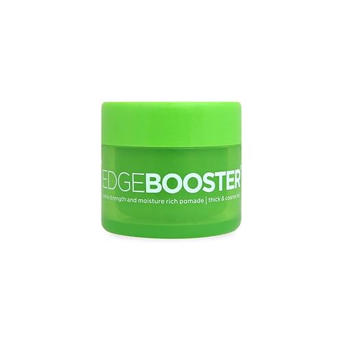 Style Factor Edge Booster Extra Strength and Moisture Rich Pomade 0.85oz Mini Travel Size (0.85oz, Pack of 1, Emerald)