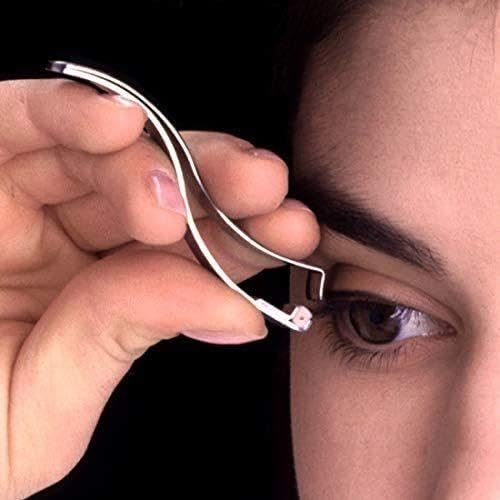 Prima Shogyo Partial Eyelash Curler for Corner Lash - Mini Japanese Eyelash Curler for Inner & Outer Lashes - Includes 6 Extra Rubber Pads - Made