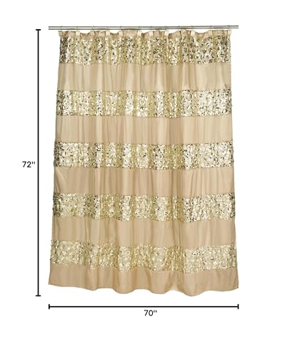 Popular Bath Champagne Sinatra, Shower Curtain