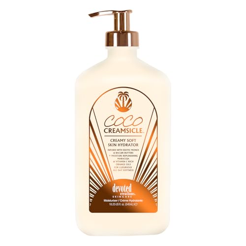 Devoted Creations Coco Creamsicle - Ultra Hydrating Creamy Soft Skin Hydrator Luxurious Whipped Body Moisturizer