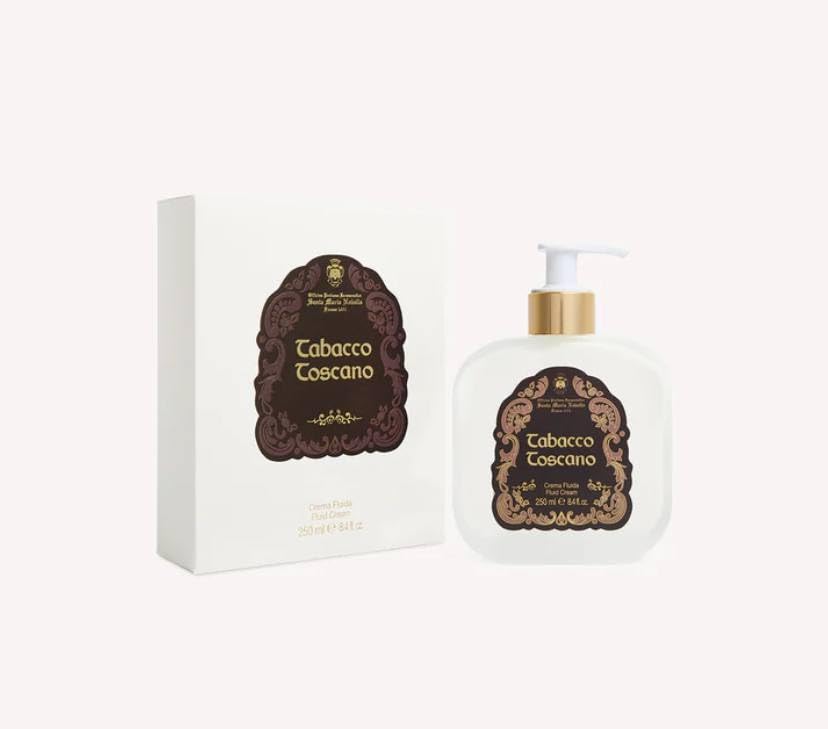 Santa Maria Novella Tabacco Toscano Fluid Body Cream, 250 ml
