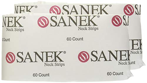 SANEK Neck Strips, 60 Count (Pack of 2)