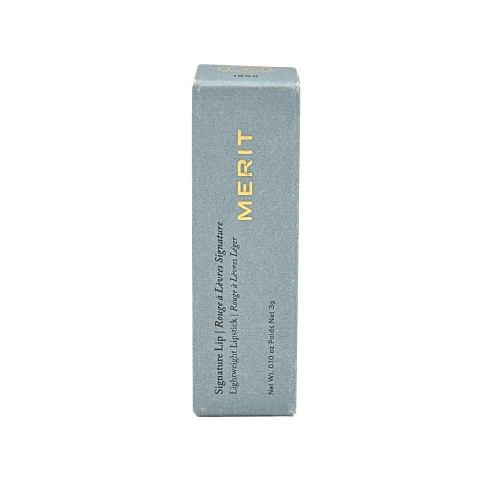 Merit Signature Lip Lightweight Satin Lipstick - 1990 (deep brown) 3 g / 0.10 oz