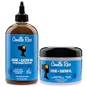 Camille Rose Shampoo and Conditioner Set, African Chebe + Castor Oil - Moisture Treatment for Dry, Damaged Hair, Curls & Textures