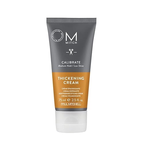 MITCH by Paul Mitchell Calibrate Thickening Cream, Medium Hold, Low Shine, For All Hair Types, 2.5 fl. oz