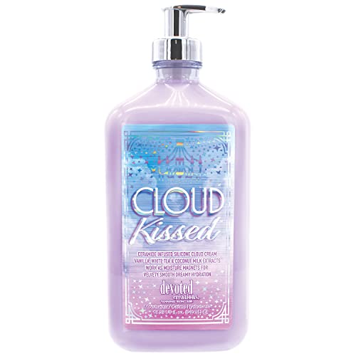 Devoted Creations Cloud Kissed Skin Moisturizer - Antioxidant & Hydrating Lotion for All Skin Types, 18.25 Fl Oz