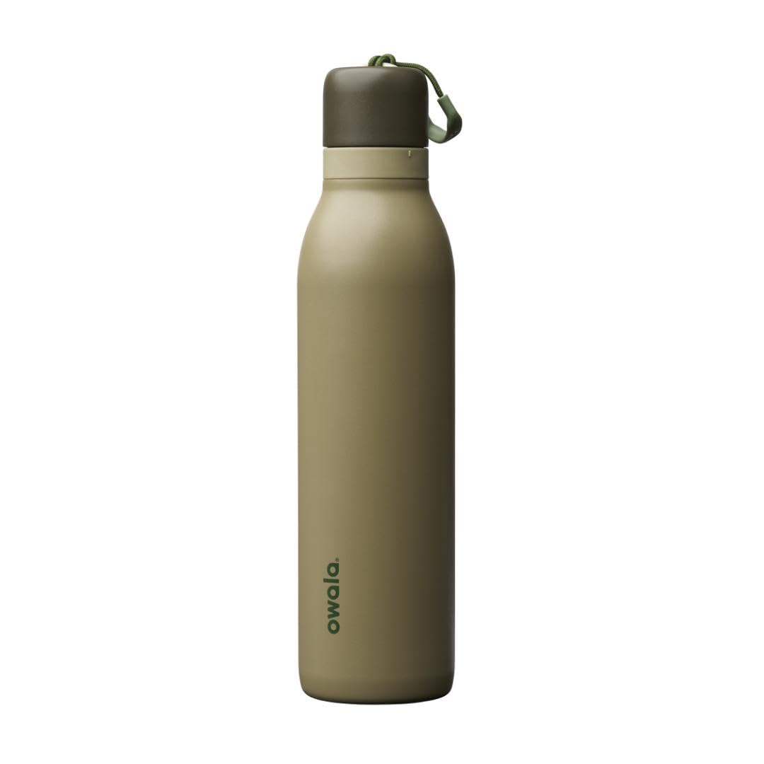 Owala FreeSip Twist Insulated Stainless Steel Water Bottle with Straw for Sports and Travel, BPA-Free, 24-oz, Off Road
