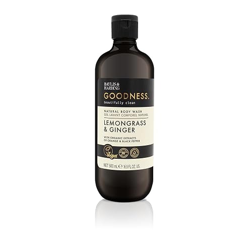 Baylis & Harding Liquid Body Wash Soap, Goodness, Lemongrass & Ginger, 16.9oz/500ml