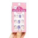 Olive & June Classic Super Stick Mani Press On Nails | No Glue Needed | 32 Tab Nails 16 Sizes | Non-Toxic Tabs Easy On-Off Non-Damaging Realist Look | Beauty & Personal Care Olive & June