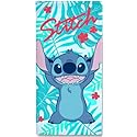 Disney Stitch Beach Towel, Tropical Pattern Playful Palms - 27" x 54"