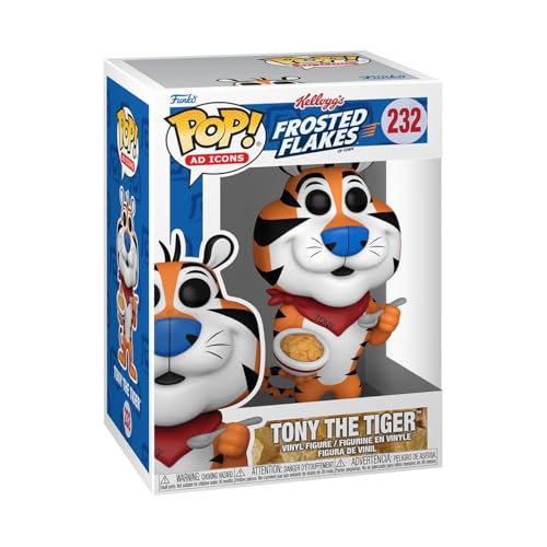 Funko POP AD Icon: Kellogg's - Tony The Tiger - ('84) - Kelloggs - Collectable Vinyl Figure - Gift Idea - Official Merchandise - for Kids & Adults…