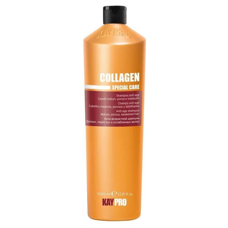 KAYPRO Collagen Special Care Shampoo & Mask 1000ml Set - Italian (Anti-Aging Hair Care Set with Collagen for Protein Balance, Hydration & Hair