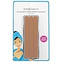Spa Savvy Nail File Set, 30 Count, Double Sided 4.5 Inch Emery Boards for Regular, Gel, and Acrylic Nails, Pedicure and Manicure Tools