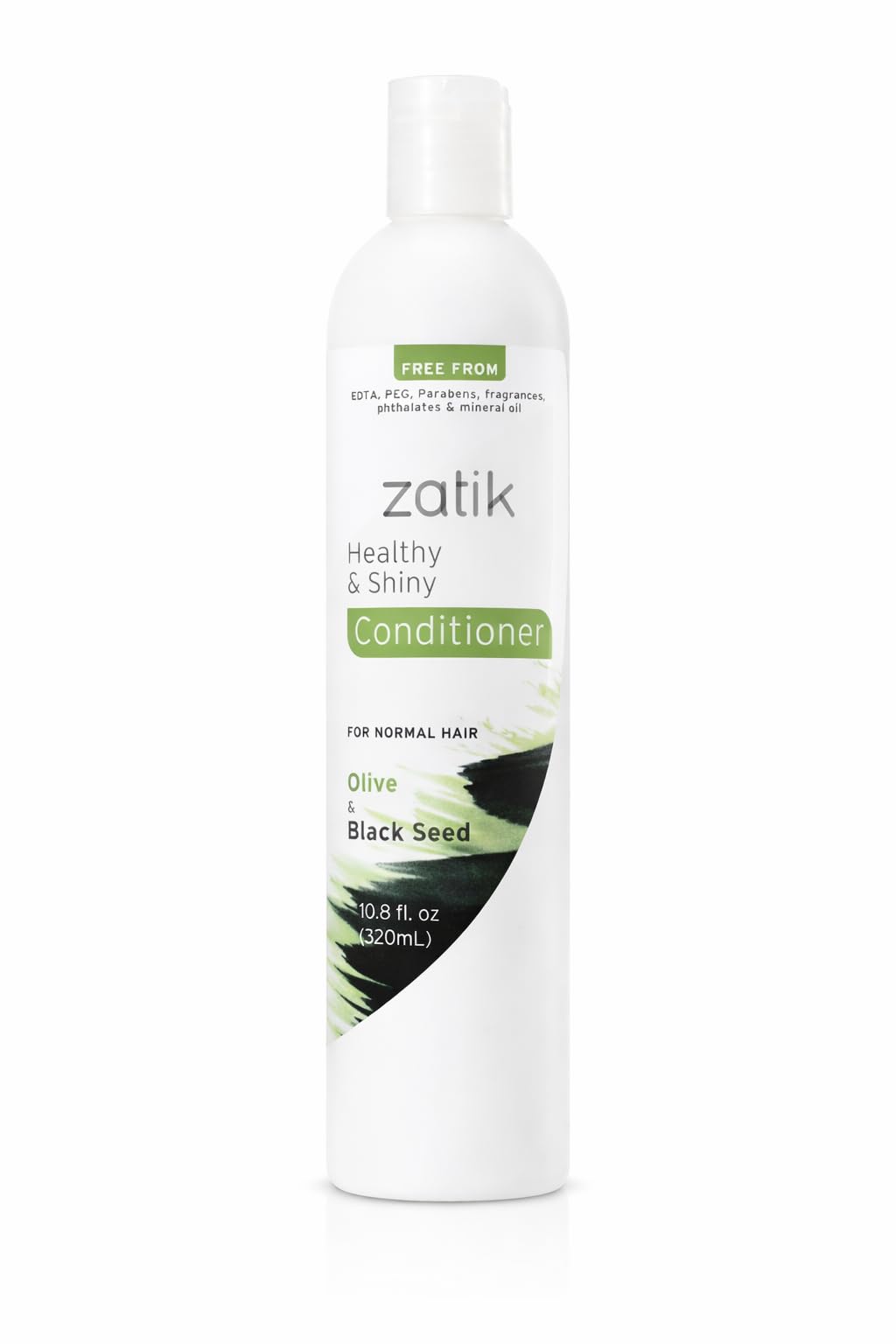 Zatik Naturals - Healthy & Shiny Shampoo + Conditioner Set with Olive and Black Seed, Voluminizing and Safe for Color Treated Hair - One of Each 10.80