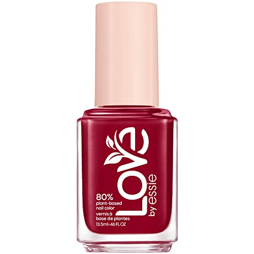 LOVE by essie Nail Polish, 80% Plant-based, Salon-Quality, Vegan, Wine Red, I Am The Moment, 0.46 Fl Oz Beauty & Personal Care essie